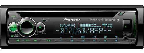 PIONEER CD Receiver with enhanced Audio Functons, Pioneer Smart Sync App Compatibility, MIXTRAX, Built-in Bluetooth, and SiriusXM-Ready