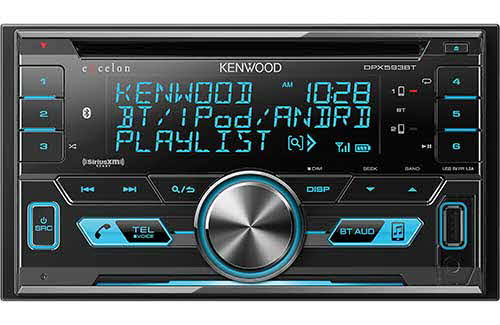 KENWOOD In-Dash Double DIN CD Receiver with Built-In Bluetooth