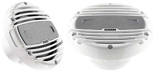 HERTZ 6.5" Marine RGB LED Coaxial Speakers (White)