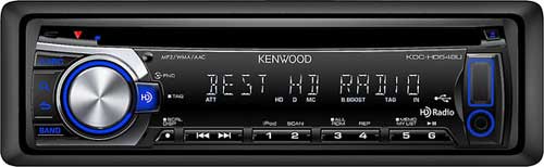 KENWOOD In-Dash HD/CD Receiver with iPod Connectivity