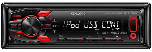 KENWOOD In-Dash Digital media receiver with front USB and AUX inputs