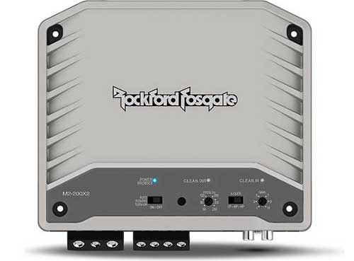 ROCKFORD FOSGATE M2 Series 2-channel marine amplifier  50 watts RMS x 2