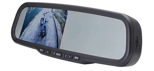 ECHOMASTER 4.3 Factory Mount Mirror Monitor with Built-In DVR