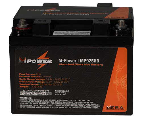 MESA Power Harley-Davidson Direct Replacement Battery