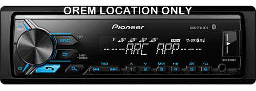 PIONEER - Single DIN (No CD Player) Bluetooth In-Dash Digital Media Car Stereo Receiver