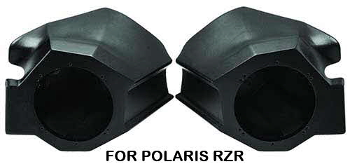 ROCKFORD FOSGATE Polaris RZR Direct Fit Front Speaker Enclosures for '14+
