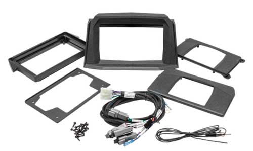 ROCKFORD FOSGATE Upper/Lower Dash Kit for Most PMX Source Units on Select Polaris RZR Models