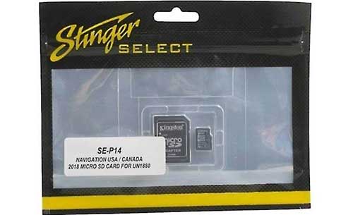 Stinger GPS navigation and mapping add-on microSD memory card for Stinger HEIGH10 and ELEV8 receivers