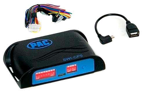 PAC Universal Analog/CAN-Bus Steering Wheel Control Interface With Smart Phone/PC App Programmability
