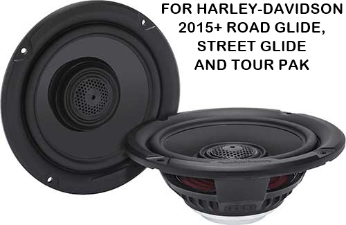 ROCKFORD FOSGATE Power Harley-Davidson 6.5" Full Range Fairing/Tour-Pak Speakers (2014+) 