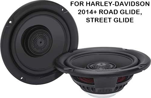 ROCKFORD FOSGATE Power Harley-Davidson 6.5" Full Range Fairing/Tour-Pak Speakers (2014+) 