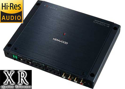 KENWOOD Reference Series 4-channel car amplifier  75 watts RMS x 4