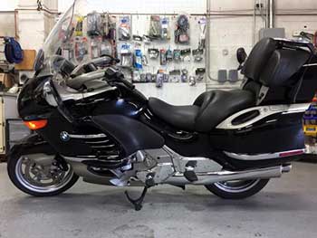 2009 BMW K1200LT. Installed a Kenwood marine media receiver and a Sirius tuner