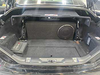 2008 Ferrari in for an upgrade. Installed Kenwood deck. Custom built a dash kit using a 3D printer for perfect fit. Also installed an amp with DSP, subwoofer, radar detector and a camera.