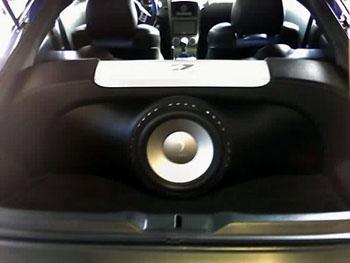 2004 Nissan 350Z. Installed a Kenwood multimedia with navigation, Kenwood Excelon amplifiers, Diamond Audio component speakers and Diamond subwoofer with a golf club friendly custom bass enclosure.