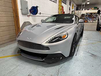 BEAUTIFUL ASTON MARTIN IN FOR A CARPLAY ADD-ON. WE INSTALLED A NAVIKS CARPLAY.