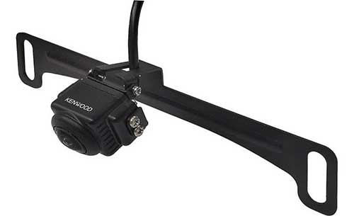 KENWOOD HD backup camera with license plate bracket  compatible with select Kenwood receivers only