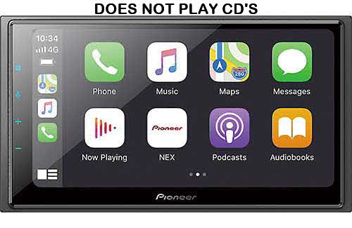 PIONEER NEX In-Dash Multimedia Receiver with 6.8" WVGA Capacitive Touchscreen Display