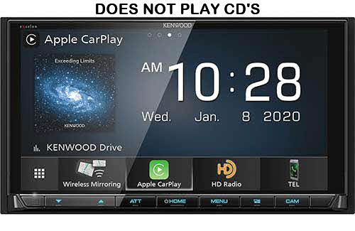 Kenwood eXcelon 6.8" Digital Multimedia Receiver with Bluetooth & HD Radio