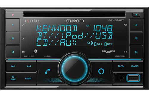 KENWOOD In-Dash Double DIN CD Receiver with Built-In Bluetooth