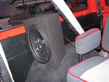 1975 Bronco. Installed Kenwood Excelon Din 6.95" Flip-out Monitor/AM/FM/DVD with 2 Rockford Fosgate Prime Series 4-Channel & 2-Channel Amplifiers.  Kenwood 6x9 2-way Speakers in Enclosures and 6 1/2" Speakers in Enclosure.