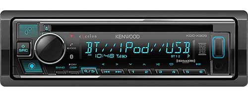 Kenwood eXcelon Single DIN CD-Receiver with Bluetooth