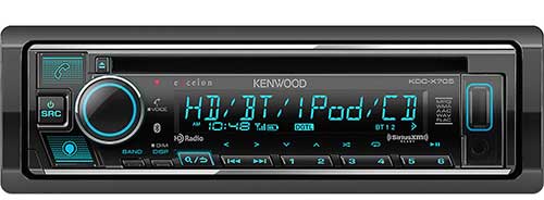Kenwood eXcelon Single DIN Bluetooth CD Car Stereo Receiver with Amazon Alexa Voice Control