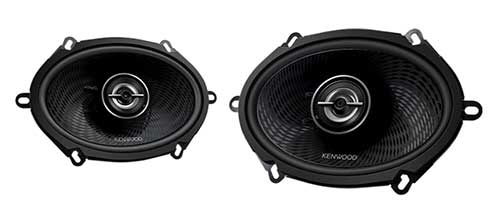 Kenwood 5x7" Oval Custom Fit 2-way Speakers