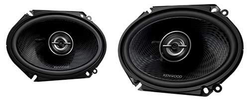 Kenwood 6x8" Oval Custom Fit 2-way Speakers