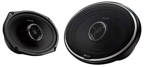 KENWOOD EXCELON Series 6" x 9" 2-way car speakers