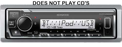 KENWOOD Marine digital media receiver with Bluetooth - does not plat CD'S