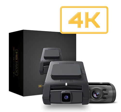 Momento M8 Max - 4K Front and Rear Dash Cam with Wi-Fi/GPS 