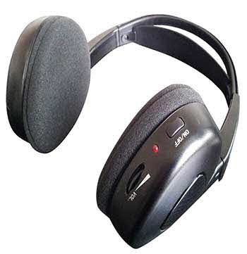 AUDIOVOX IR WIRELESS DUAL CHANNEL FOLD FLAT HEADPHONES