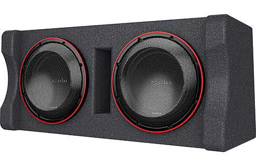KENWOOD EXCELON  2-ohm ported enclosure with two 12" subwoofers