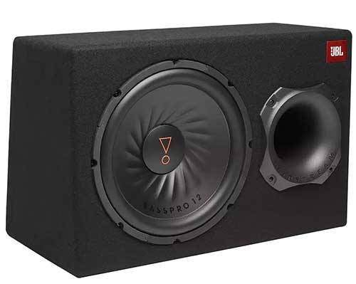 JBL AUDIO Ported powered subwoofer with 12" sub and 150-watt amp