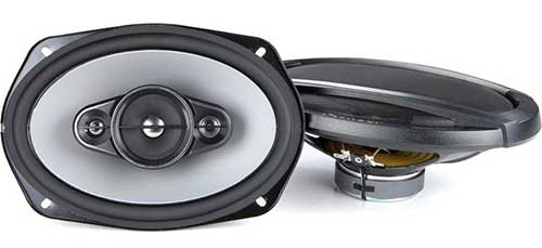 PIONEER 6" x 9" - 4-way 450 W Max Power, Carbon/Mica-reinforced IMPP� cone, 18mm Tweeter and 11mm Super Tweeter and 2-1/4" Cone Midrange - Coaxial Speakers (pair)