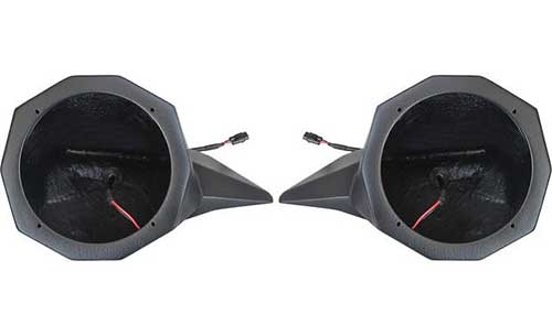 SSV Works Custom-fit unloaded 6-1/2" dash speaker pods for the Can-Am Maverick X3