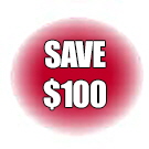 SAVE $100